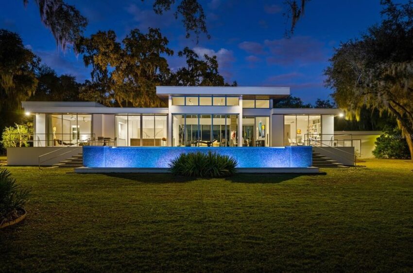 Modern Florida pool home representing new sales listings
